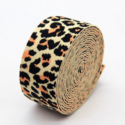 Buy cheap Jacquard Fur Ribbon For Underwear Waistband Wild Leopard Elastic Jacquard Band from wholesalers