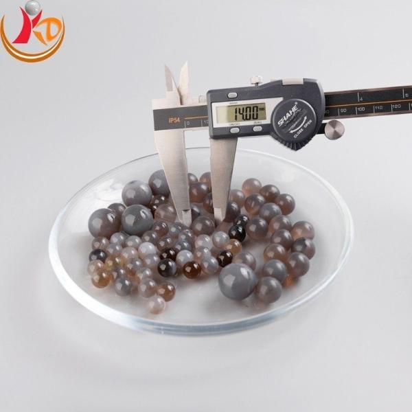 Buy cheap Ceramic Grinding Media Ball 10MM Agate Balls with 2.65g/cm3 Density from wholesalers