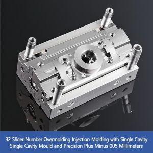 Buy cheap 32 Slider Number Overmolding Injection Molding with Single Cavity Single Cavity Mould and Precision Plus Minus 005 Millimeters from wholesalers