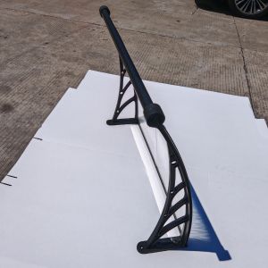 Buy cheap Tranparent Roofing Effortless Assembly Plastic Frame amp Polycarbonate Panels Canopy with Integrated Gutter for Residential amp Commercial from wholesalers