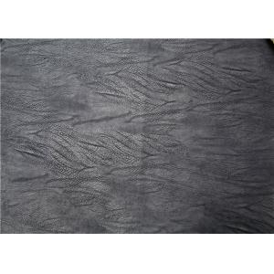 Embossed Polyurethane Synthetic Leather , Handfeeling Embossed Faux Leather