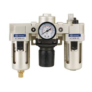 Buy cheap Modular Design SMC Air Source Treatment Unit AC1000 ~ 5000 With / Without Auto Drainer from wholesalers