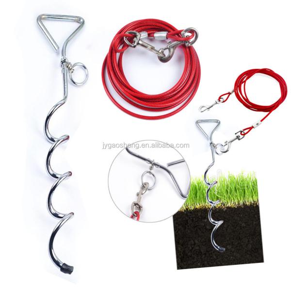 Buy cheap High Tensile Strength 1570-1960MPa ISO9001 Certified Steel Wire Rope Dog Tie Out Cable and Run Trolley from wholesalers