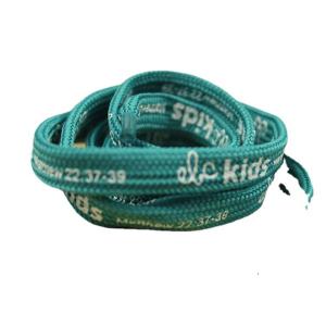 Polyester Twisted Rope Shoelaces Green Thick Braided Rope Laces