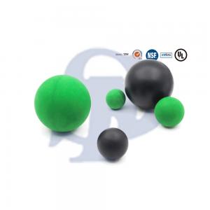China Solid Silicone Rubber Balls Custom Molded 2mm Small Size Epdm Nbr Food Grade on sale