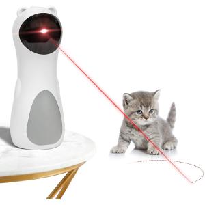 Buy cheap Interactive Automatic Cat Laser Toy For Kitten USB Charging Automated Laser Pointer Cat Toy from wholesalers