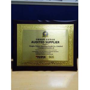 Ningbo Virson Sporting Good Co., Ltd Certifications