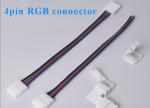 Buy cheap RGB Led Strip Light 4 Pins RGB LED Tape Connector Plug Power Splitter Cable 4pin Needle Female Connector Wire from wholesalers