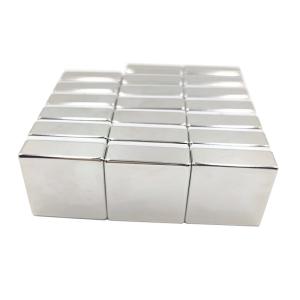 Nickel Coating Sintered Neodymium Magnet Rectangle Neodymium Magnet Multi Polar