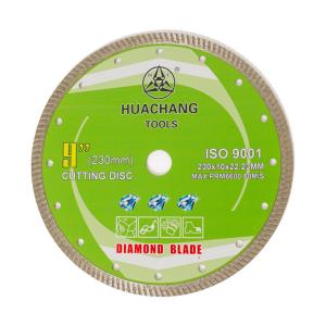 Buy cheap Cold Press 9inch '230×1.8/3.0×10×22.23mm Turbo Diamond Blade For General Purpose , Ceramic , Marble And Concrete from wholesalers