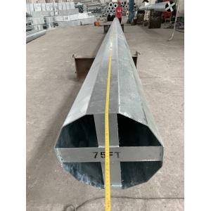 Buy cheap Hot Dip Galvanized 69KV Electrical Pole 75FT 4.0mm Thick Dodecagonal from wholesalers