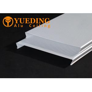 Buy cheap Interior Linear Aluminum Strip Ceiling Panel Suspended Customized from wholesalers