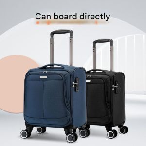 Buy cheap 18-inch carry-on suitcase 1750 Detachable widened version Soft-shell Luggage with Embedded TSA Lock, Waterproof Oxford Cloth and Silent Universal Aircraft Wheels from wholesalers