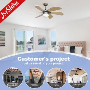 Buy cheap 230V/50Hz Input Voltage Ceiling Fan with Pull Chain and LED Light Kit 1stshine OEM Color from wholesalers
