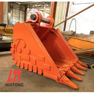 Buy cheap HUITONG Customized Digger HD Bucket Heavy Duty Bucket Excavator Reinforced Rock Bucket For CAT320 EX120 from wholesalers