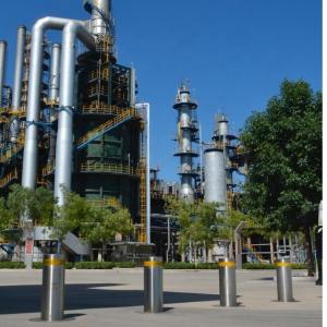 6mm Thickness Access Security Hydraulic Automatic Rising Bollards with LED