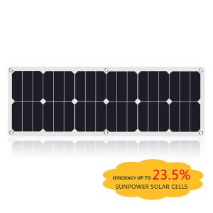 PET Laminated 40W Flexible Solar Panels For Laptop Charging