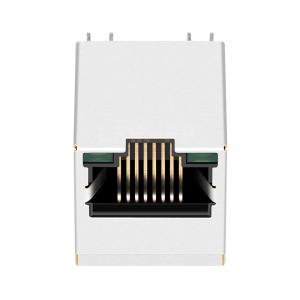 Buy cheap Halo HFJV1-E2450-L11RL Compatible LINK-PP LPJD5011BFNL Vertical RJ45 Jack With Integrated Magnetics 10/100Base-T Green/Green LED from wholesalers