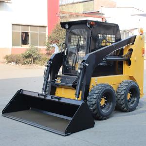 Buy cheap Small Size Wheel Skidsteer Loader With Attachments For Infrastructure Constructi product