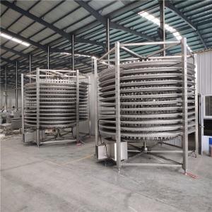 Buy cheap Cheap Cooling Vertical Spiral Belt Conveyor from wholesalers