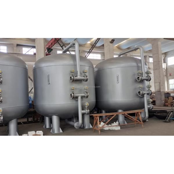 Sistema De Filtracion De Agua FRP Filtro De Agua De Arena Filtro De Carbon Activo De Acero Al Carbono Filtro De Arena De Cuarzo