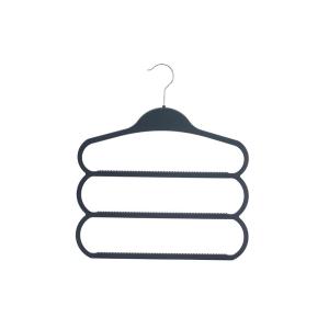 Buy cheap Betterall Three Tiers Space Saving Thin Black Velvet Hangers product