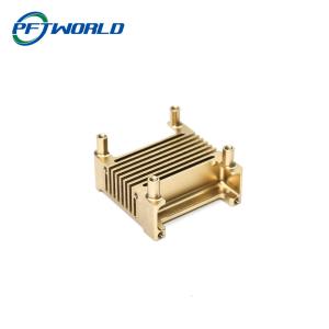 Buy cheap Precision CNC Gold Plating Aluminum Parts Machined Radiator Parts from wholesalers
