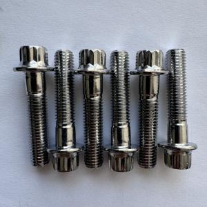 Buy cheap Universal Year Titanium Gr5 12 PT RS/ RX Split Rim Kits M7 x 32 Bolt and Nut Silver Flange screws Bolt for Performance from wholesalers