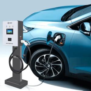 Buy cheap Rapid DC Fast 40kw EV Charger Wall Mount RFID 3 Phase With Dual Connector OCPP from wholesalers