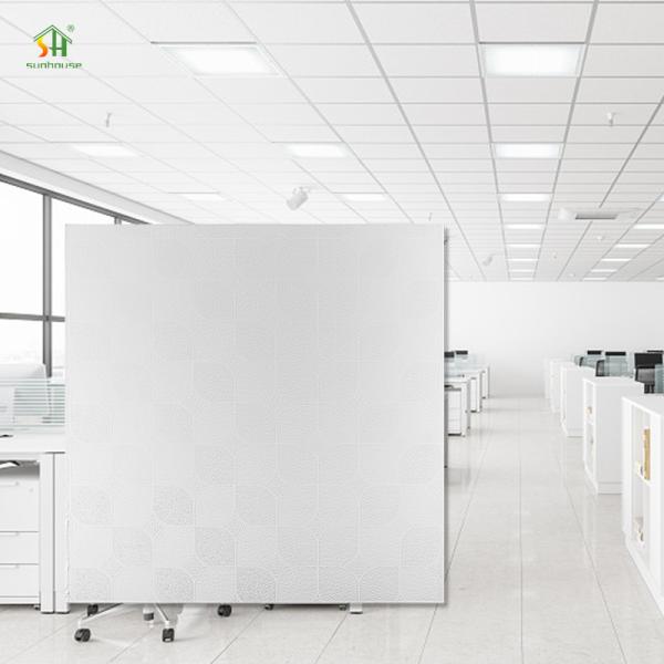595x595mm PVC Gysum Ceiling Board 8.5mm Pvc Plasterboard False Ceiling Panel for