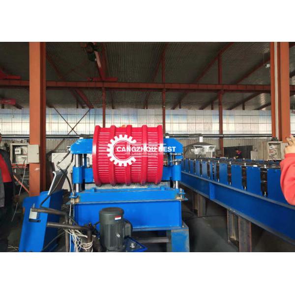 Buy cheap Color Steel Coated Roofing Sheet Roll Forming Machine For Panel Curving & Crimping Sheets from wholesalers