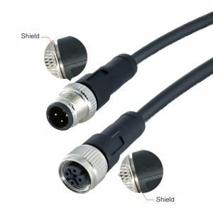 Buy cheap M12 Waterproof Connector Male Female 3-17 Pin IP68 Gold Plated from wholesalers