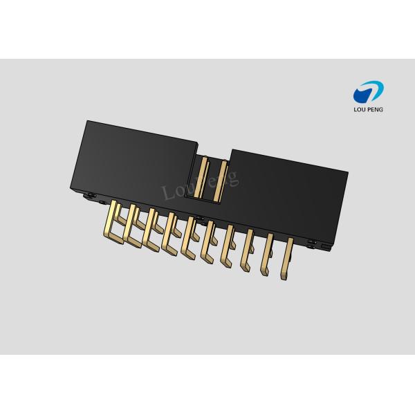 Quality IDC Header connector, PCB Mount Receptacle, Board-to-Board, 2x10 Position, 1.27mm Pitch, Gold Flash, Right angle，DIP for sale