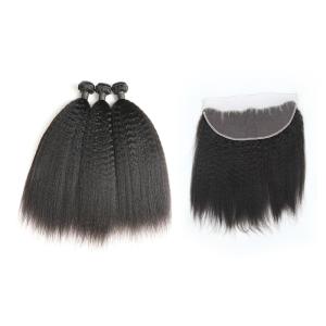 Buy cheap Long Raw Peruvian Human Hair Extensions / Peruvian Unprocessed Virgin Hair from wholesalers