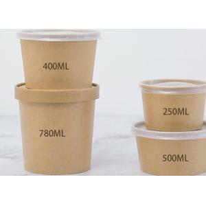 Buy cheap Disposable Takeaway Paper Serving Bowls Customized 600pcs / Carton Packing from wholesalers