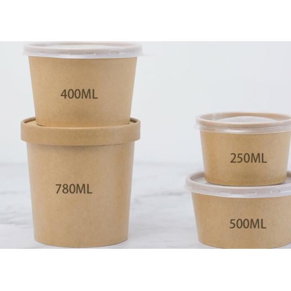 Quality Disposable Takeaway Paper Serving Bowls Customized 600pcs / Carton Packing for sale