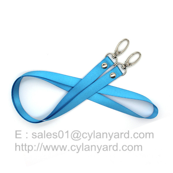 Buy cheap Rivet polyester lanyard with metal clasp hook custom made from wholesalers