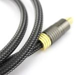 Buy cheap Factory Outlet Premium Digital Optical Audio Toslink 24K Plated Golden Knited Rope 1.2M from wholesalers