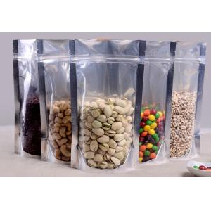 Buy cheap Strong Laminated Stand Up Clear Zipper Pouch Printing Gusset Bag from wholesalers