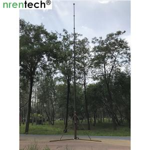 10m manual crank winch telescoping mast/ push telescoping mast/ aluminum