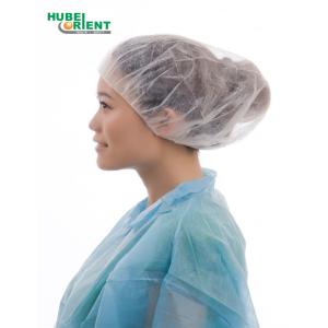 Protective PP Nonwoven Disposable Bouffant Caps For Doctor