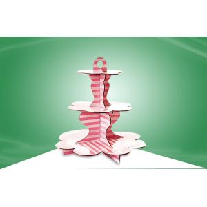 Buy cheap Three tier Cake Cardboard Standees , Countertop Stand up Display from wholesalers