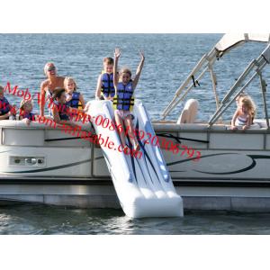 Mini water slide for boat aqua slide