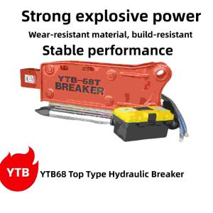 Buy cheap YTB68 Top Type / Triangle Hydraulic Breaker Hammer 68 Chisel for 4-8 Tons Excavator from wholesalers