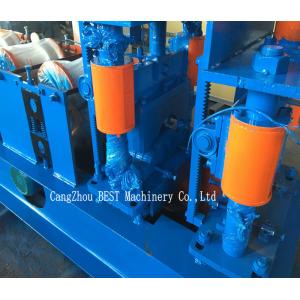 Buy cheap Roof Ridge Cap Cold Roll Forming Machine PLC Control with Hydraulic Cutting from wholesalers