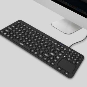 IP68 Washable Medical Industrial Backlit Keyboard With Function Keys,Numerica