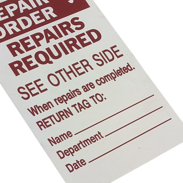 Custom Heavy Duty Plastic Safety Tags for Lockout Tagout