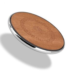 Buy cheap Double coil wooden metal 10W fast charging Wireless charging from wholesalers