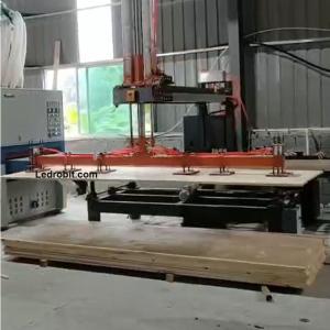 Buy cheap PLC Controlled Steel Construction Wood Board Loading Unloading Machine with LCD Touch Screen from wholesalers