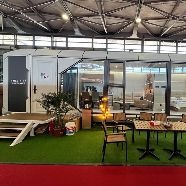 Buy cheap Prefabricated Galvanized Steel Frame Mobile Capsule House Space Capsule Container from wholesalers